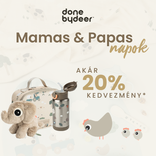 Done by Deer – Mamas & Papas napok, akár 20% kedvezmény